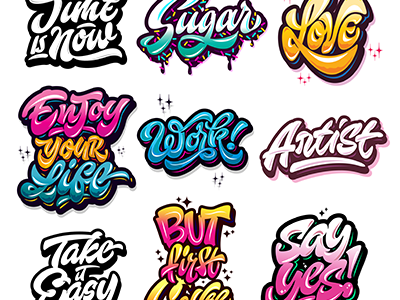 My Fresh style 🌴✨ art hand lettering logo print sketch type