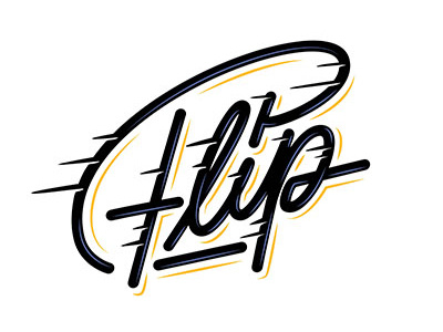 Hey! My freestyle lettering "Flip"🙃