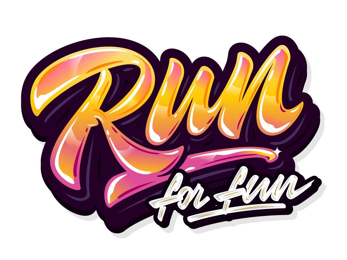 My Lettering Run For Fun By Kirillrichert On Dribbble