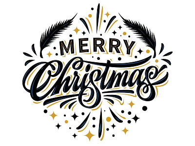 Hey! My lettering "Merry Cristmas"