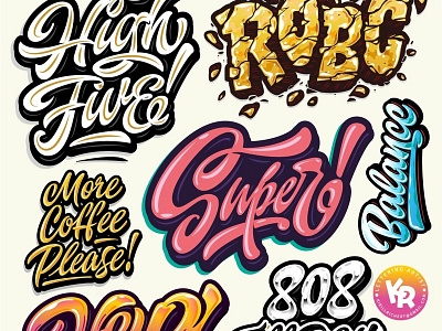 Hey! My lettering mix