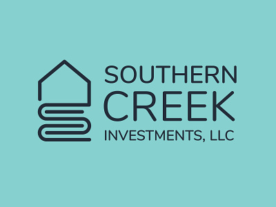 Southern Creek Logo creek home house logo