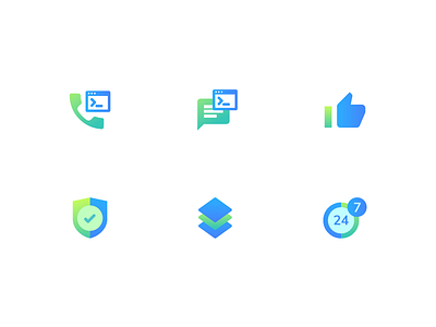 Gradient Icons design gradient icon