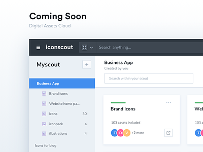 Big Update on the way assets cloud design digital icons iconscout scout