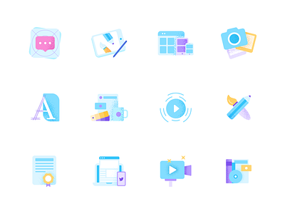 Some icons for iconscout