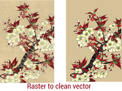 Raster to clean vector