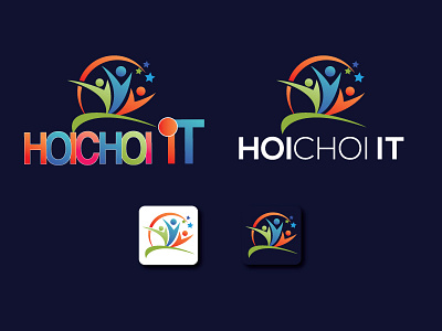 Hoichoi It logo clean design flat graphic design icon illustration illustrator logo logodesign vector