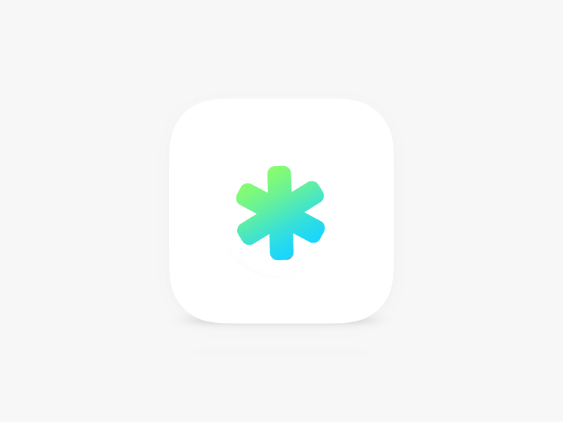 Asteriskd App Icon by Designr Co on Dribbble