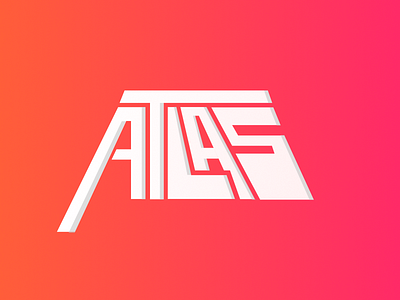 Atlas Logo Concept - wip gradie logo typography