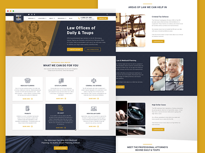 Daily & Toups Law Office Design company law law office lawyer modern