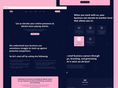 Creative Agency agency colorful company design fun landing page minimal modern