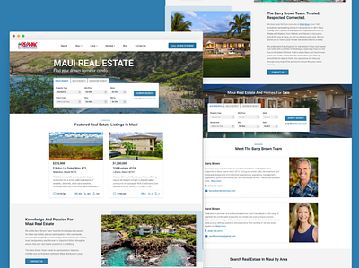 Maui Real Estate Redesign company minimal modern real estate