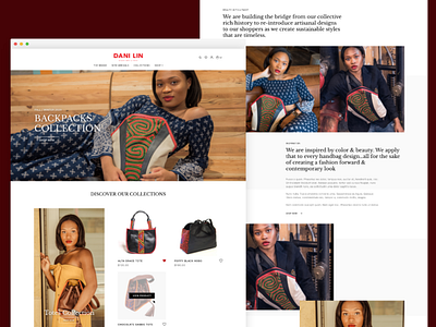 Dani Lin E-Commerce Redesign