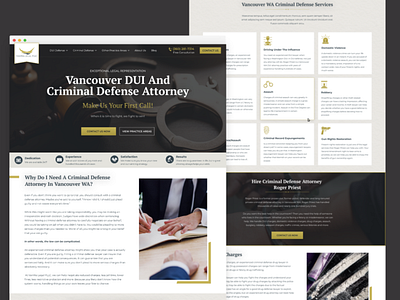 Criminal Defense Attorney Website Redesign