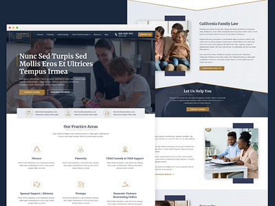 California Family Law Website Redesign