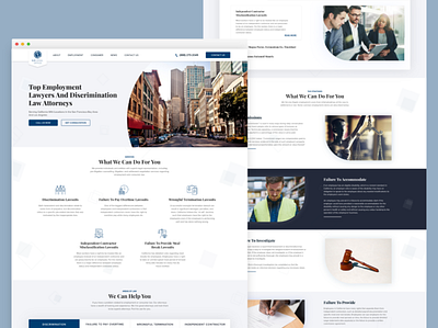 ILG Website Redesign company design lawyer modern