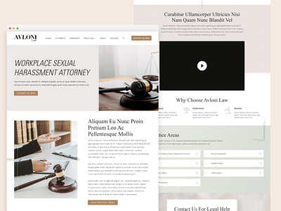 Avloni Law Website Design