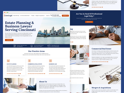 Estate Planning and Business Lawyer Website Redesign