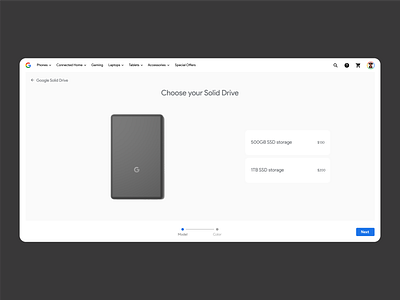 Store Buy Page UI 3d clean concept design dribbble minimal product project technology ui ux