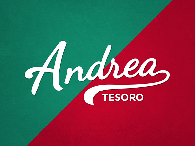 Andrea Tesoro italy logo retro