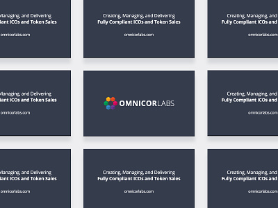 Omnicor Labs Presentation Cards business card