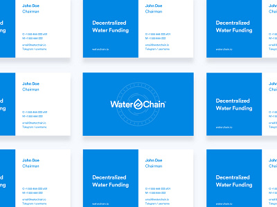 WaterChain Business Card