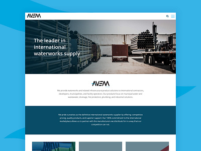 Avem Water - Website Design & Development