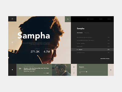 Music Website Concept