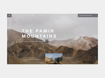 Travel home page concept branding design minimal mountains travel travel website ui ui design web web design website website design