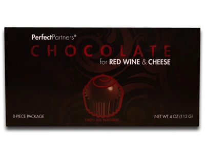 Perfect Partners Chocolate for Red Wine cheese chocolate packaging pairing red wine