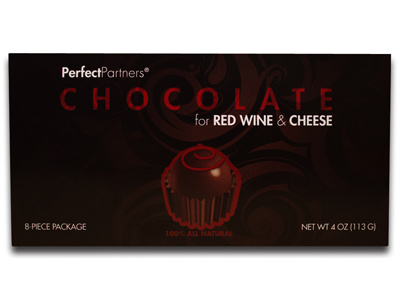 Perfect Partners Chocolate for Red Wine cheese chocolate packaging pairing red wine