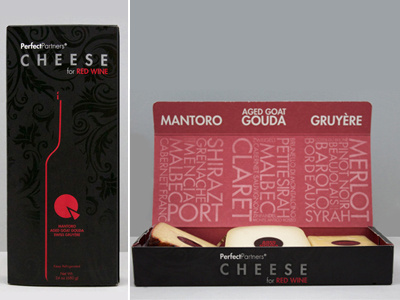Perfect Partners Cheese for Red Wine cheese packaging pairing red wine