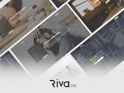 Rive Html Design code html pages web