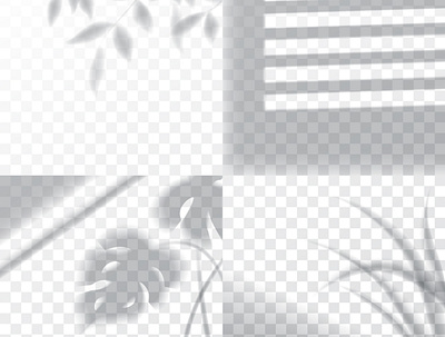 Shadow overlays design illustration illustrator mesh overlays plants shadows vector