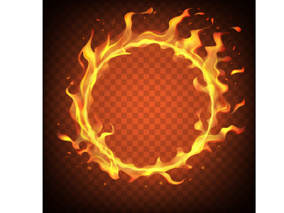 Flame cartoon design fire flame icon illustration illustrator mesh realistic vector