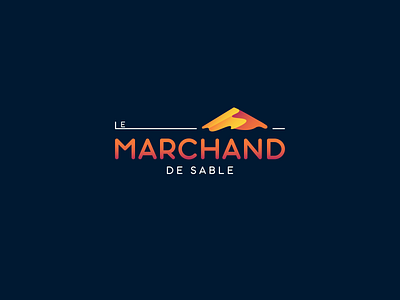 DE SABLE LOGO design illustration logotype sand sandseller