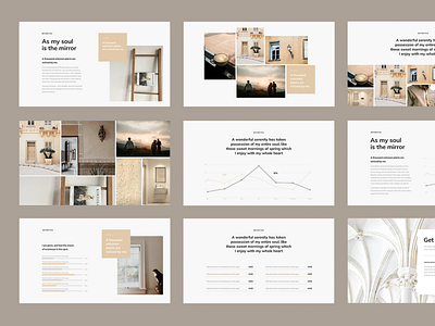 Renaissance Keynote Template by Katya Kovalenko on Dribbble