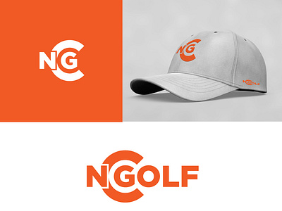 NC GOLF adobe illustrator branding cap color design flat golf graphic design hat icon logo mokeup type typography vector