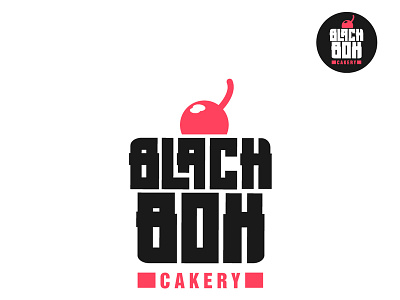 Black Box Cakery adobe illustrator app branding color design drawing flat food graphic design icon illustration logo mokeup poster type typography ui ux vector web