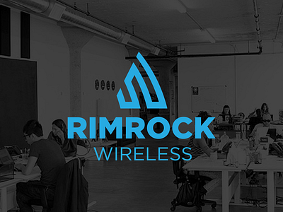 Rimrock Wireless adobe illustrator app blue branding color design drawing flat graphic design icon illustration logo mokeup poster type typography ui ux vector web