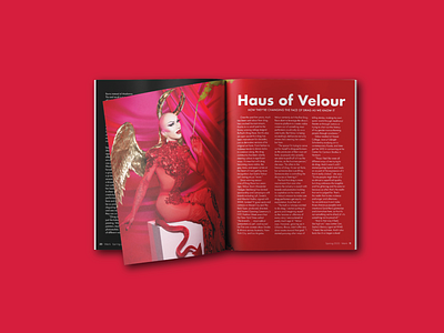 Werk Magazine Sasha Velour Spread