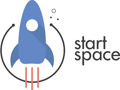 Start Space Logo design logo vector