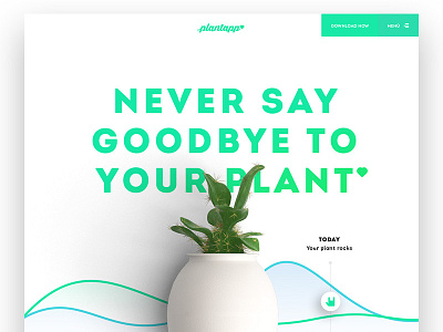 Plantapp web app plant ui ux web