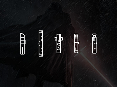Lightsaber icons icon iconography icons lightsaber star wars