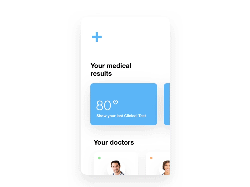 Daily UI #016 - Pop-Up / Overlay 016 alert animation app daily ui doctor medical minimal notification pop up principle ui