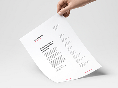 My resume: Clean and minimal. clean helvetica minimal personal resume typography