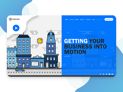 Go2Globe Website agency website illustration landing page ui ux website design