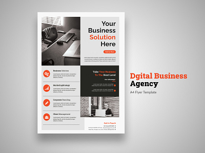 Business Flyer branding businessflyer corporate business flyer digital flyer flyer template graphic design realestate uiuxdesign