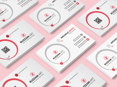 Circle shape Business card