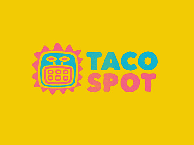Taco Spot branding design illustration illustrator logo vector
